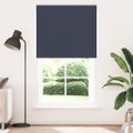 vidaXL Zatemňovacia roleta námornícka modrá 130x210 cm, šírka látky 126,6 cm, polyester