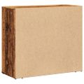 vidaXL Komoda staré drevo 80x33x70 cm kompozitné drevo
