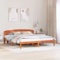 vidaXL Rám postele Včelí hnedý 180 x 200 cm Masívne borovicové drevo