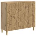 vidaXL Servírovacia skriňa Dub artisan 89 x 34,5 x 80 cm