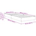vidaXL Rám postele Dub sonoma 80 x 200 cm Kompozitné drevo