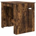 vidaXL Jedálenský stôl 240 x 85 x 75 cm Kompozitné drevo Dymový dub