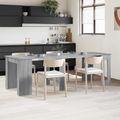 vidaXL Jedálenský stôl 240 x 85 x 75 cm Kompozitné drevo Sivý Sonoma