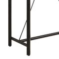 vidaXL Barový stôl 110x55x107 cm masívne mangové drevo a železo