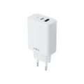 Maxlife MXTC-10-30AC PD QC nabíjačka 1x USB-C 1x USB 30W biela