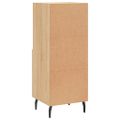vidaXL Komoda dub sonoma 34,5x34x90 cm spracované drevo