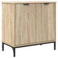 vidaXL Kúpeľňová skrinka pod umývadlo Sonoma dub 60,5 x 33,5 x 61 cm