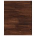 vidaXL Obdĺžnikový stôl 90 x 50 x 3,5 cm Obdĺžnikový Tmavohnedá