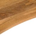 vidaXL Stolová doska so zakrivením 140x50x2,5 cm surový mangový masív