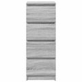 vidaXL Komoda sivý dub sonoma 37,5x35x99 cm spracované drevo