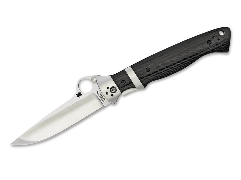 Spyderco C149GP Vallotton Sub-Hilt vreckový nôž 9,4 cm, Satin, čierna, G10, oceľ