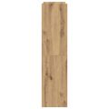 vidaXL Regál na topánky dub artisan 60x25x100 cm kompozitné drevo