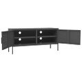 vidaXL TV skrinka antracitová 105x35x50 cm oceľ