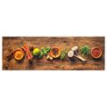 vidaXL Kuchynský koberec umývateľný Spices 60x180 cm zamat