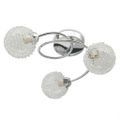 vidaXL Stropná lampa s 3 LED žiarovkami G9, 120 W