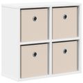 vidaXL Servírovacia skriňa Biela 49,5 x 22 x 47 cm