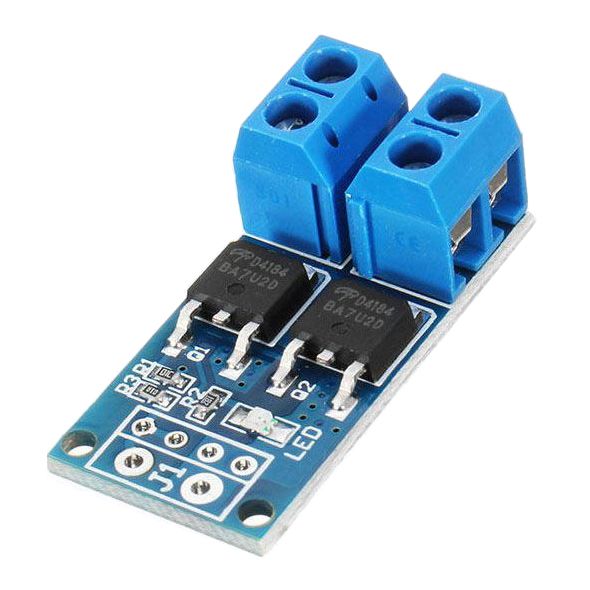 Výkonový spínač MOSFET PWM 15 A 400 W, modul XY-MOS