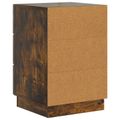vidaXL Nočný stolík Dymový dub 43 x 41 x 63,5 cm Kompozitné drevo