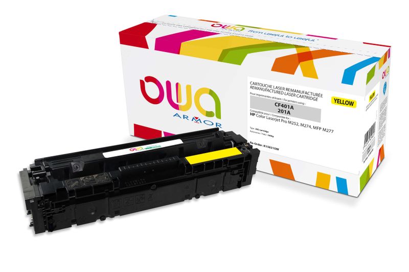 OWA Armor toner kompatibilný s HP CF402A, 1400st, žltá/yellow
