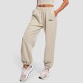 Dámske tepláky Aura Grey - GymBeam, veľkosť XL, 95 % cotton, 5 % elastane