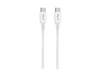 Kábel iPEAX 90010114 USB-C/USB-C 1,5 m biely