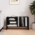 vidaXL Skrinka na gramofónové platne Čierny dub 78,5 x 35 x 45 cm