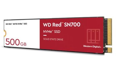 WD Red SN700 POWERED BY SANDISK/500GB/SSD/M.2 NVMe/5R SSD disk, interný, 500GB, M.2 2280, NVMe, PCIe Gen3