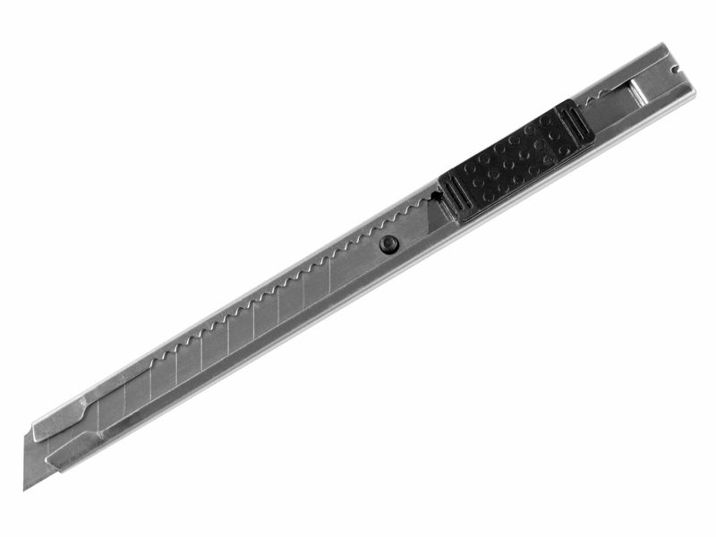 Nůž ulamovací celokovový nerez, 9mm, s Auto-lock, NEREZ EXTOL-CRAFT