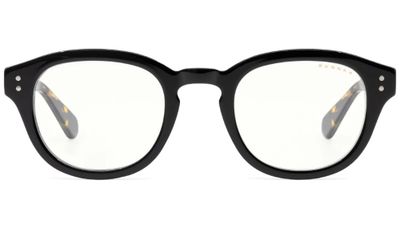 GUNNAR kancelárske/herné okuliare EMERY ONYX/JASPER číre sklá BLF 35 GUNNAR focus Okuliare, kancelárske, herné, čierno-žlté obrúčky, číre sklá