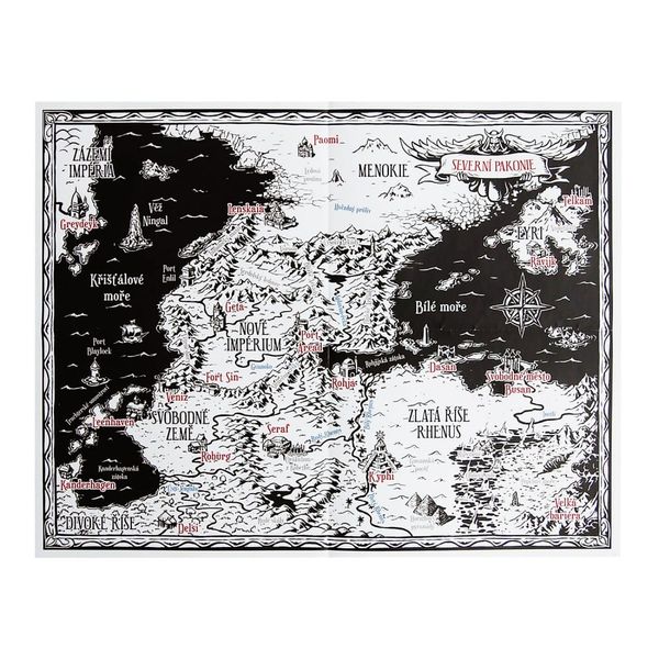 Mapa Severnej Pakone