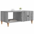 vidaXL Konferenčný stolík Sivá sonoma 90 x 50 x 40 cm Kompozitné drevo
