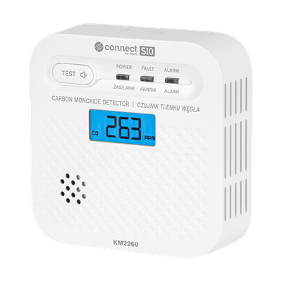 Detektor oxidu uhoľnatého Kruger&Matz Connect S10 WiFi Tuya Smart