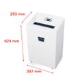 skartovač HSM Pure 420 / 4,5 x 30 / 3 / 13 - 15 listov/ 240 / 35l / nonstop / cross