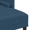 vidaXL Sada pohoviek 2 ks Modrá Polyester