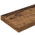 vidaXL Polica na knihy 3 úrovní 4 ks 100 x 10 x 1,5 cm Hnedá