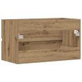 vidaXL Umývadlová skrinka dub artisian 90x38,5x45 cm kompozitné drevo