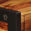 vidaXL Príborník s 3 zásuvkami 110x35x75 cm masívne akáciaové drevo