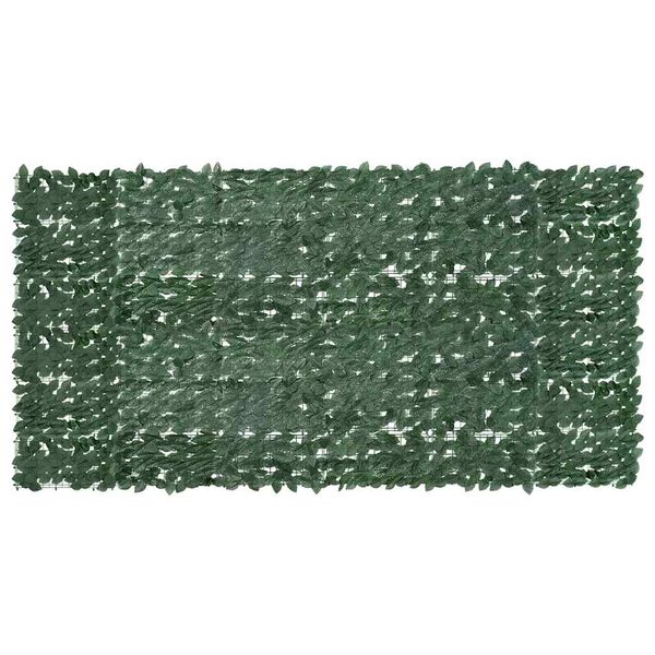 vidaXL Balkónová markíza s tmavozelenými listami 300x150 cm