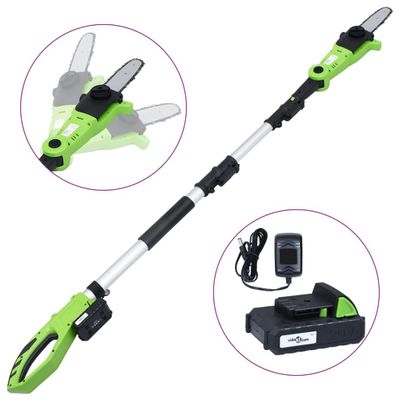 vidaXL Akumulátorová tyčová píla s 20 V 1500 mAh Li-ion batériou