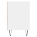vidaXL TV skrinka biela 100x35x55 cm spracované drevo