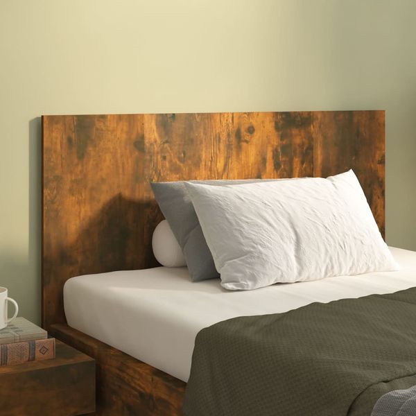 vidaXL Čelo postele dymový dub 120x1,5x80 cm spracované drevo
