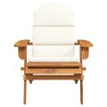 vidaXL Adirondack Záhradná stolička s vankúšmi masívne akáciové drevo