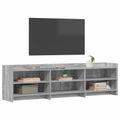 vidaXL TV skrinka 168 x 33 x 47 cm Sivý Sonoma Kompozitné drevo