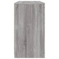 vidaXL Komoda s LED svetlami sivá sonoma 123x37x67 cm