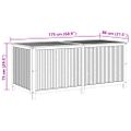 vidaXL Záhradný úložný box 175x80x75 cm akáciový masív