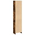 vidaXL Knižnica dymový dub 40x24x176 cm kompozitné drevo