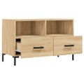 vidaXL TV skrinka dub sonoma 80x36x50 cm spracované drevo