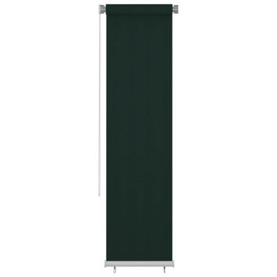 vidaXL Vonkajšia zatemňovacia roleta 60x230 cm tmavozelená HDPE