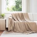 vidaXL Deky ťavová 270 x 240 cm 0.86 kg Flís
