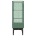 vidaXL Záhon s krytom na skleník ratanový vzhľad 80x40x140 cm